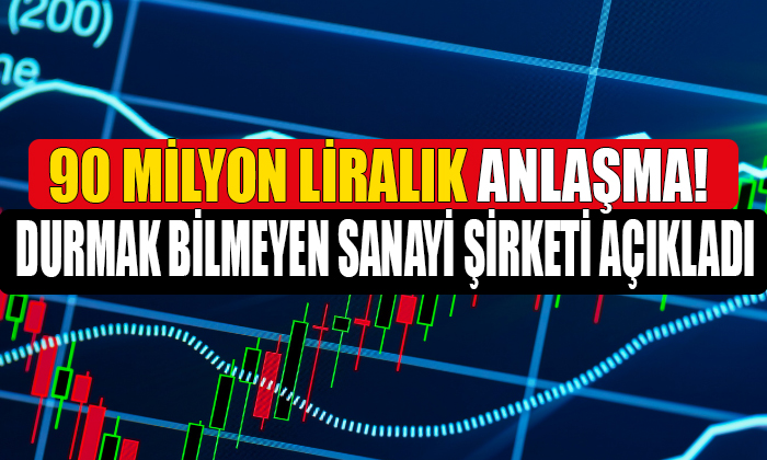 Anlaşmaları İle Artışa Geçen Hisseden 90 Milyon Liralık Yeni İş