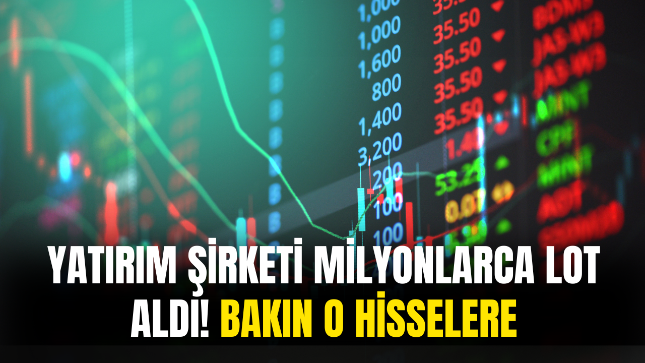 Yatırım Şirketi Milyonlarca Lot Hisse Aldı Bakın Neler Almış Halka