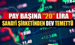 Sanayi Şirketi Bu Hafta İçinde Pay Başına ''20'' TL Kar Payı Dağıtacak