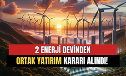 2 Enerji Devinden Ortak Yatırım Kararı Alındı!