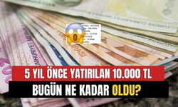 5 Yıl Önce 10 Bin Lirayı O Hisselerde Değerlendirseydiniz İşte Bu Kadar Paranız Olurdu!