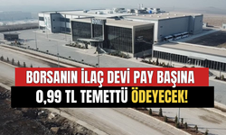 İlaç Devi Pay Başına O Tarihte 0,99 TL Temettü Ödemesi Yapacak