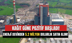 Enerji Devinden 5,2 Milyon Dolarlık Satın Alım! Kağıt Güne Pozitif Başladı