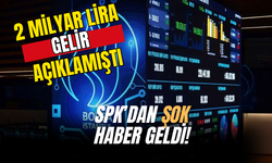 Hisse Sarsıldı! 2 Milyar Lira Gelir Açıklayan Şirkete SPK'dan Şok Haber