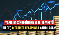 Yazılım Şirketinden Pay Başına 4 TL Temettü Müjdesi! En Geç O Tarihte Hesaplara Yatacak