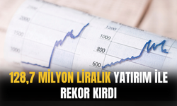 2023 yılında 128,7 milyon liralık yatırım yaparak rekor kırdı