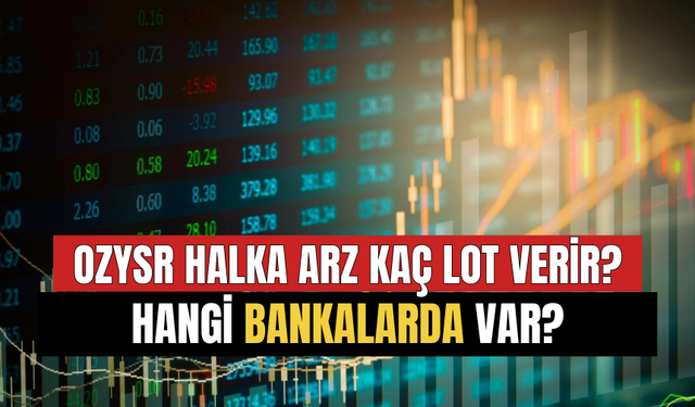 Özyaşar Tel (OZYSR) Halka Arz Kaç Lot Verir? OZYSR Hangi Bankalarda Var?